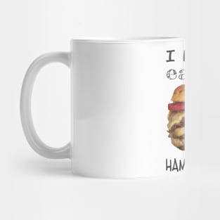 I love eating hamburgers Mug